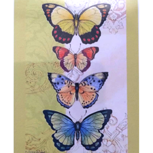 4 mariposas Cuadro