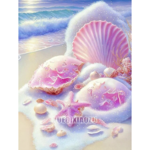 olas y estrella de mar