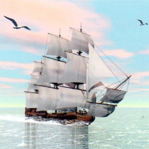 Velero en el Mar