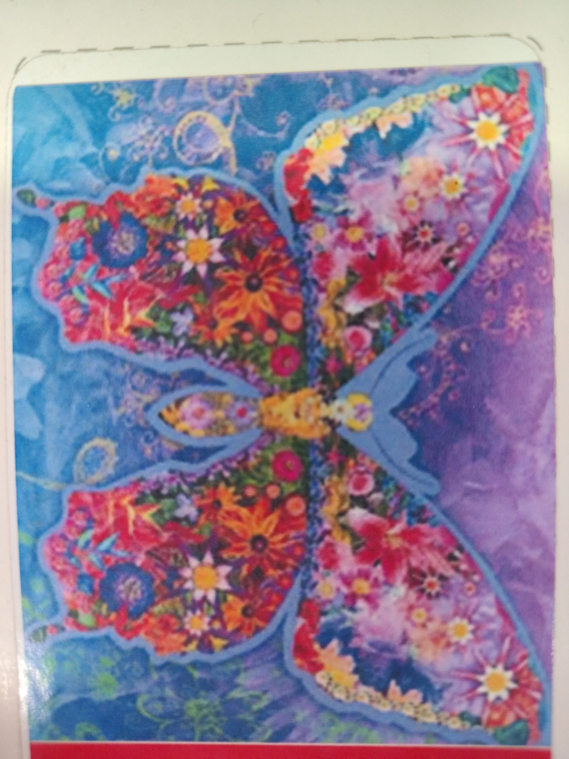 mariposa con flores dentro